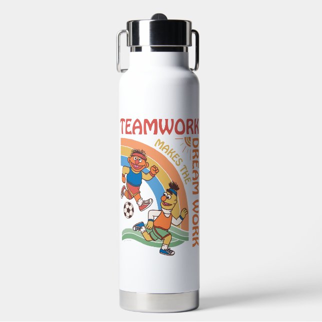 Sesame Street | Ernie & Bert Teamwork Water Bottle (Front)