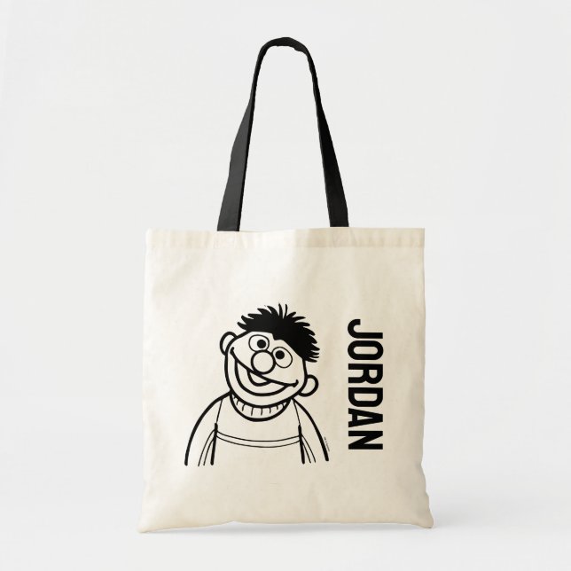 Sesame Street | Ernie Bright | Add Your Name Tote Bag (Front)