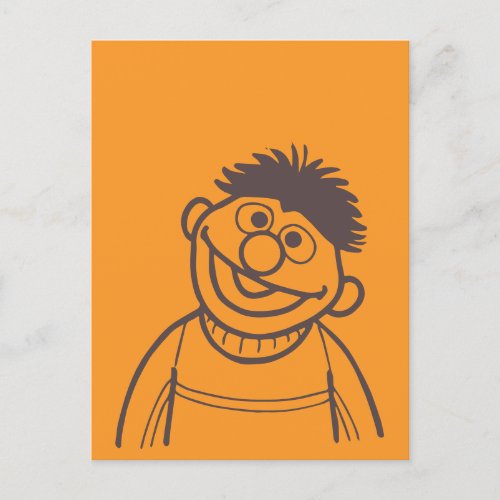 Sesame Street  Ernie Bright Postcard