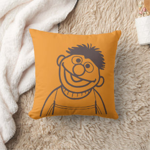 Sesame Street Ernie Bright Throw Pillow