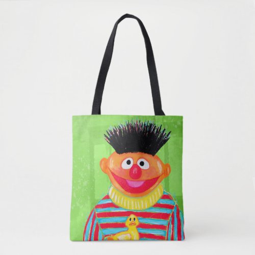 Sesame Street  Ernie with Rubber Duckie Tote Bag