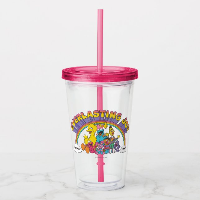 Sesame Street | Everlasting Joy Since 1969 Acrylic Tumbler (Front)