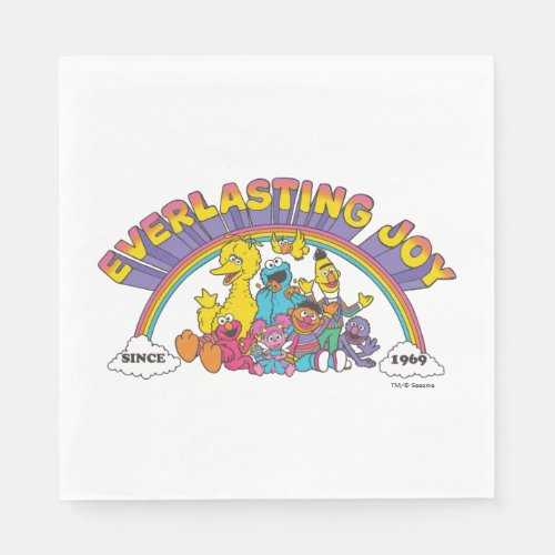 Sesame Street  Everlasting Joy Since 1969 Napkins