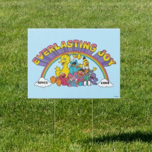 Sesame Street Everlasting Joy Since 1969 Sign