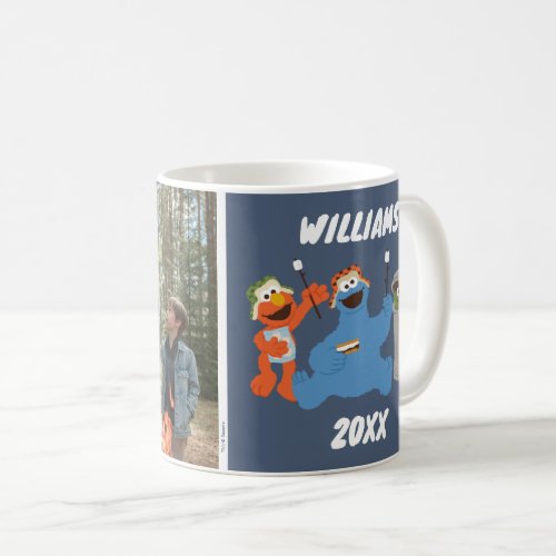 Sesame Street  Family Campfire  Add Your Photo Coffee Mug