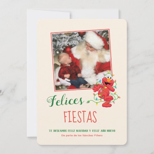 Sesame Street  Felices fiestas Holiday Card