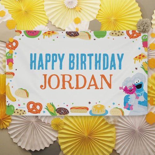 Sesame Street Foodie Truck Birthday Banner