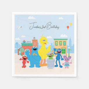 Sesame Street Friends Kids Birthday Napkins
