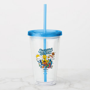 Sesame Street   Friends Since 1969 Acrylic Tumbler