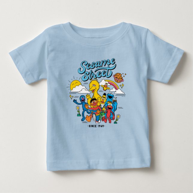 Sesame Street | Friends Since 1969 Baby T-Shirt (Front)