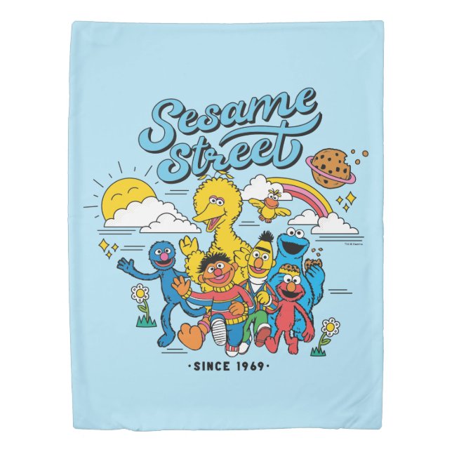 Sesame Street | Friends Since 1969 Duvet Cover (Front)