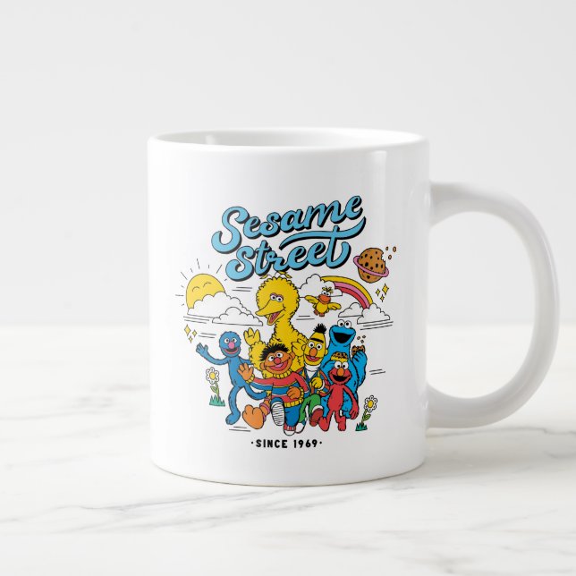 Sesame Street | Friends Since 1969 Giant Coffee Mug (Right)