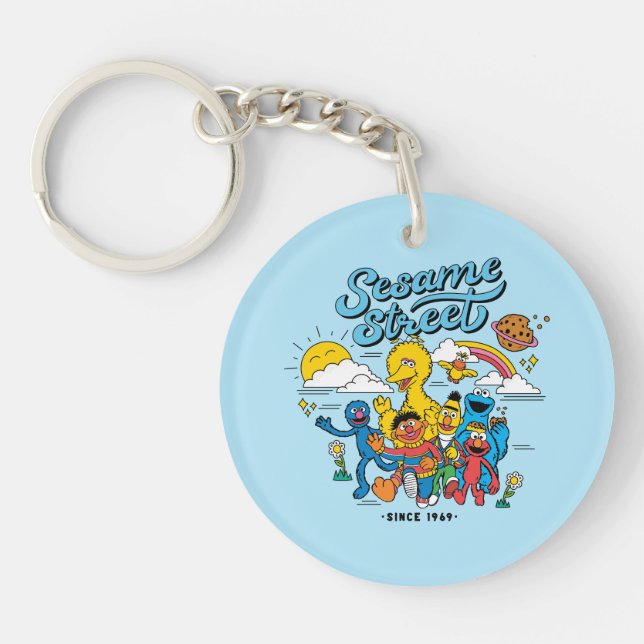 Sesame Street | Friends Since 1969 Keychain (Front)