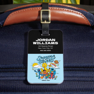 Sesame Street   Friends Since 1969 Luggage Tag