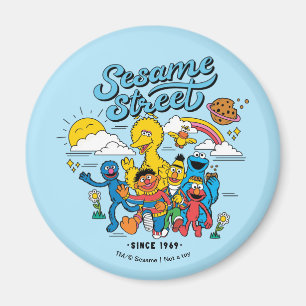 Sesame Street   Friends Since 1969 Magnet