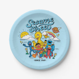 Sesame Street   Friends Since 1969 Paper Plates