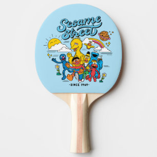 Sesame Street   Friends Since 1969 Ping Pong Paddle