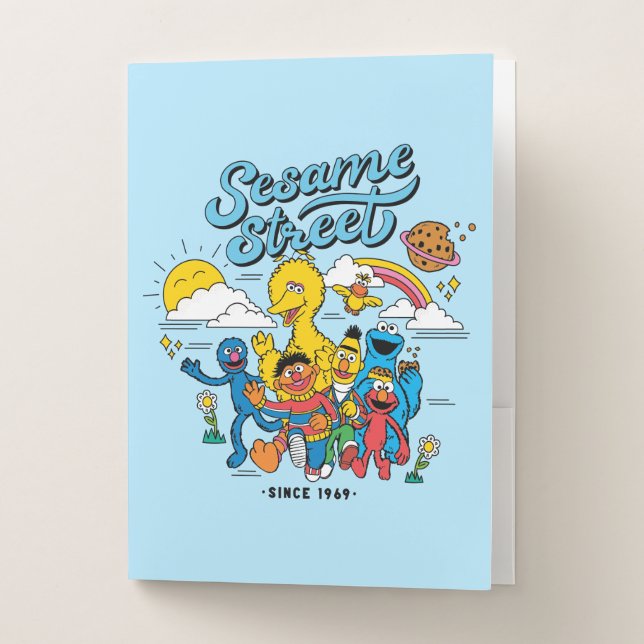 Sesame Street | Friends Since 1969 Pocket Folder (Front)