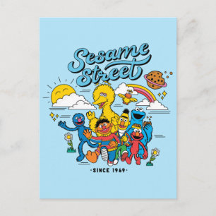 Sesame Street   Friends Since 1969 Postcard