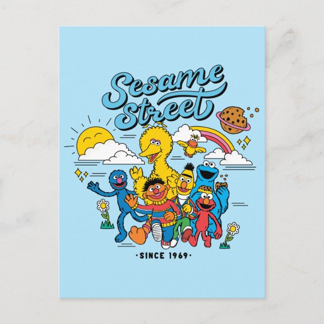 Sesame Street | Friends Since 1969 Postcard (Front)