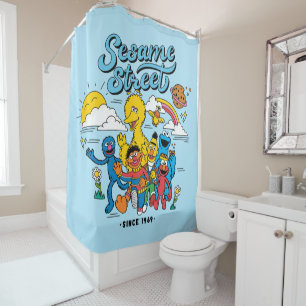 Sesame Street   Friends Since 1969 Shower Curtain