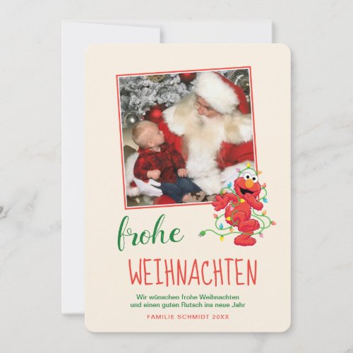 Sesame Street  Frohe Weihnachten Holiday Card