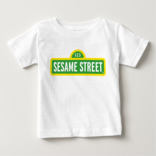 Sesame Street  Full Color Logo Baby T_Shirt