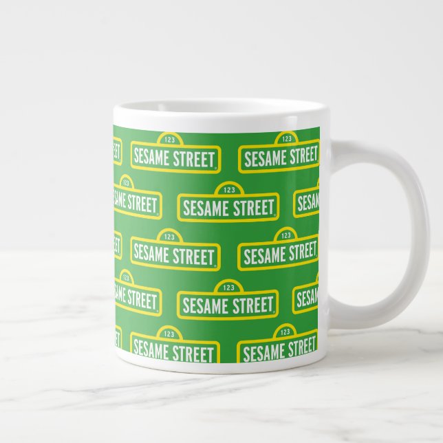 Sesame Street | Full Color Logo Giant Coffee Mug (Right)