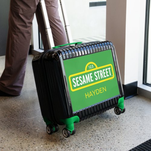 Sesame Street  Full Color Logo Luggage