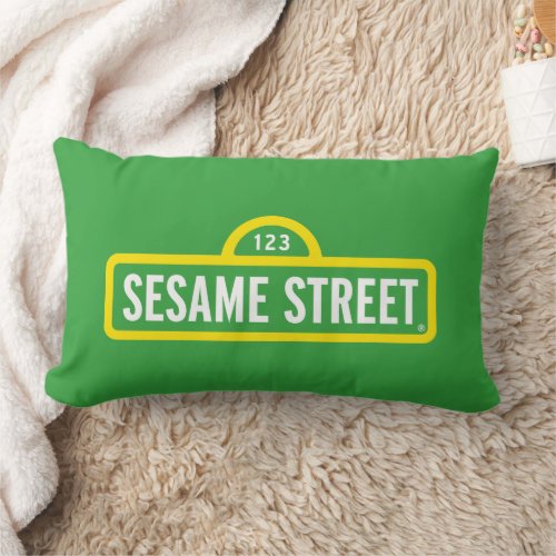 Sesame Street  Full Color Logo Lumbar Pillow