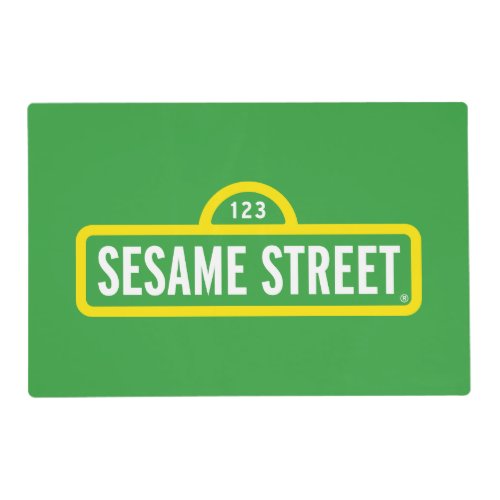 Sesame Street  Full Color Logo Placemat