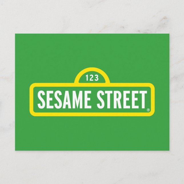 Sesame Street | Full Color Logo Postcard (Front)