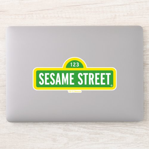 Sesame Street  Full Color Logo Sticker