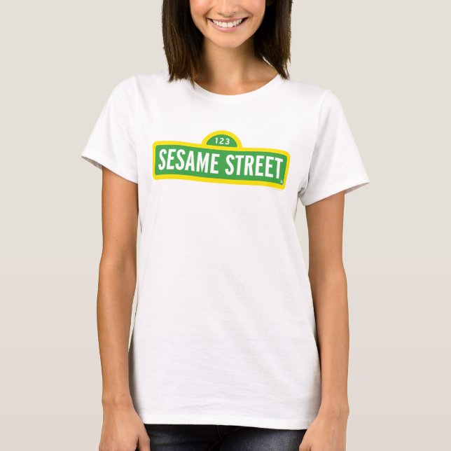 Sesame Street | Full Color Logo T-Shirt (Front)