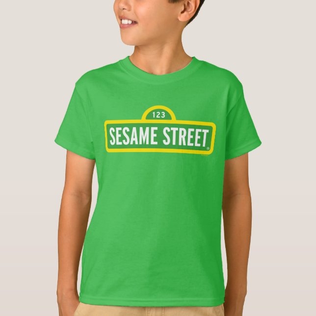 Sesame Street | Full Color Logo T-Shirt (Front)