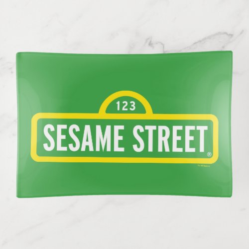 Sesame Street  Full Color Logo Trinket Tray