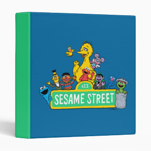 Sesame Street Full Color With Pals 3 Ring Binder