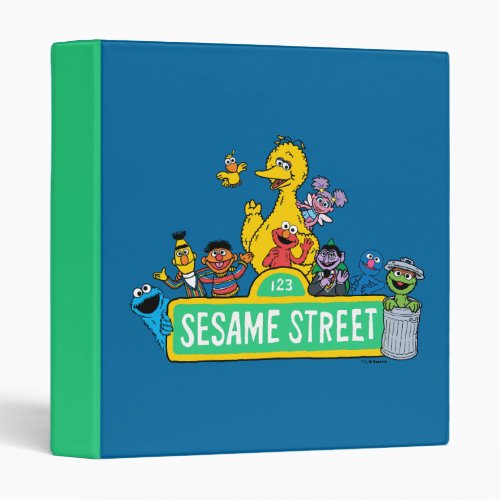 Sesame Street  Full Color With Pals 3 Ring Binder