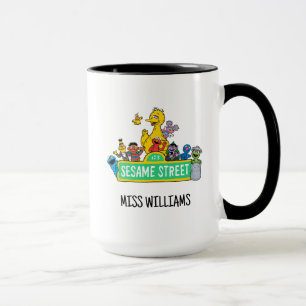 Sesame Street Full Color With Pals Add Name Mug