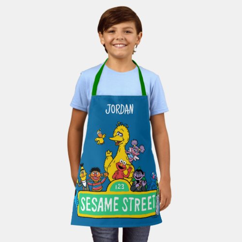 Sesame Street  Full Color With Pals Apron