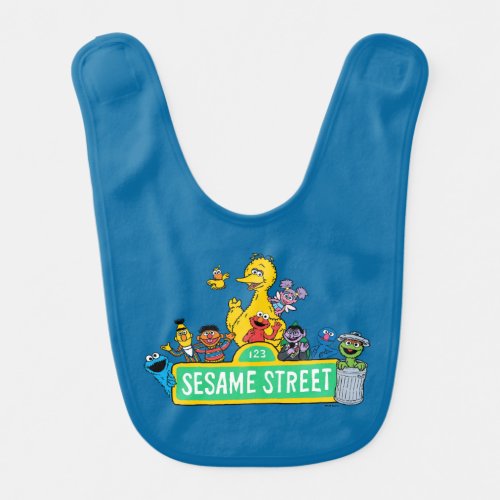 Sesame Street  Full Color With Pals Baby Bib