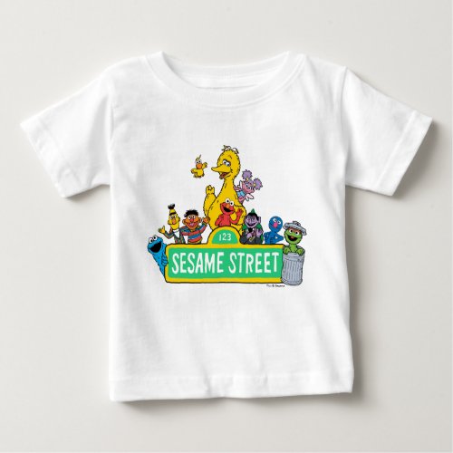 Sesame Street  Full Color With Pals Baby T_Shirt