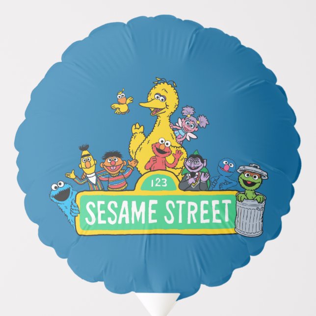 Sesame Street | Full Color With Pals Balloon (Front)