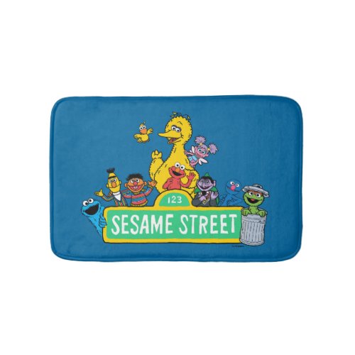 Sesame Street  Full Color With Pals Bath Mat