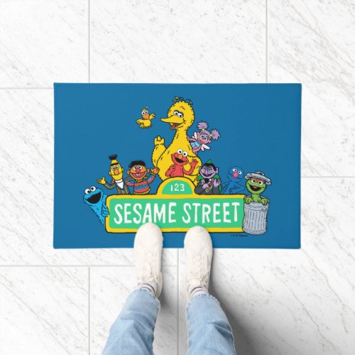 Sesame Street  Full Color With Pals Doormat