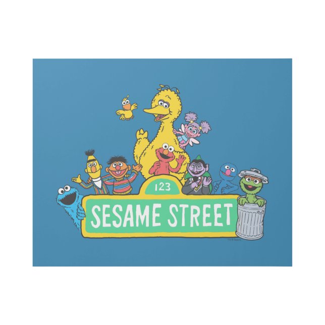 Sesame Street | Full Color With Pals Gallery Wrap (Front)