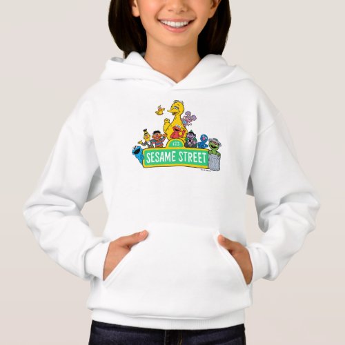 Sesame Street  Full Color With Pals Hoodie