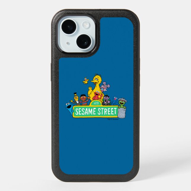 Sesame Street | Full Color With Pals iPhone 15 Case (Back)
