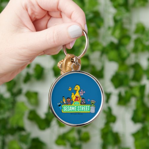 Sesame Street  Full Color With Pals Keychain