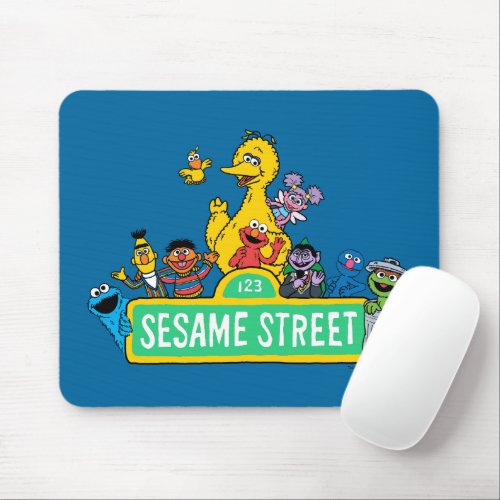 Sesame Street  Full Color With Pals Mouse Pad